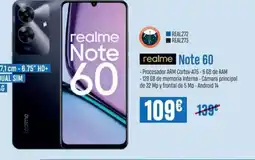 Beep REALME Note 60 oferta