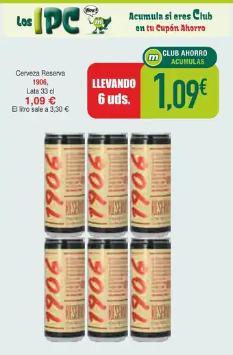 Masymas 1906 Cerveza Reserva oferta