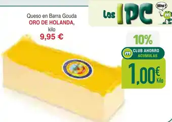 Masymas ORO DE HOLANDA Queso en Barra Gouda oferta
