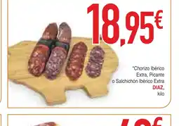 Masymas DIAZ Chorizo Ibérico Extra, Picante o Salchichón Ibérico Extra oferta