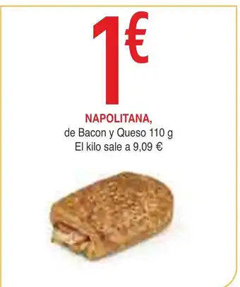 Masymas Napolitana de Bacon y Queso oferta