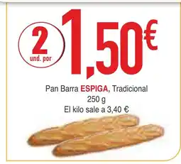 Masymas Pan Barra Espiga Tradicional oferta