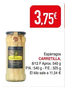 Masymas CARRETILLA Espárragos oferta
