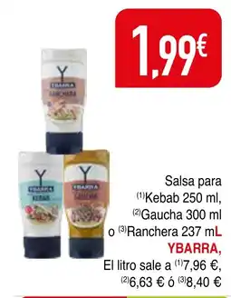 Masymas YBARRA Salsa para Kebab oferta