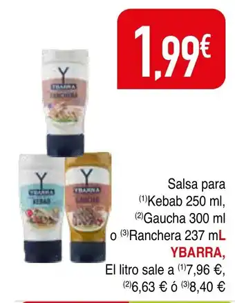 Masymas YBARRA Salsa para Kebab oferta
