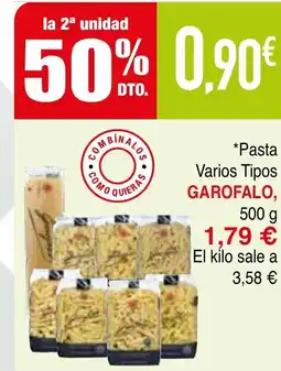 Masymas GAROFALO Pasta Varios Tipos oferta
