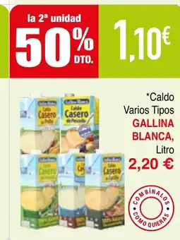 Masymas GALLINA BLANCA Caldo Varios Tipos oferta