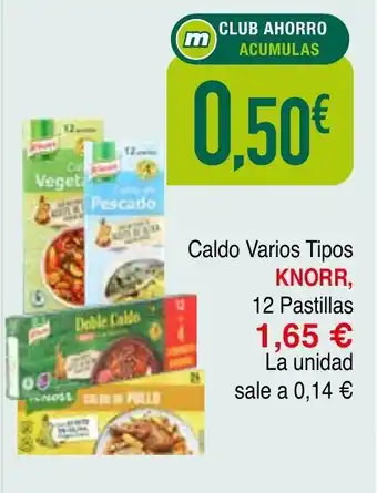 Masymas KNORR Caldo Varios TIpos oferta