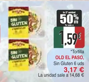 Masymas OLD EL PASO Tortilla oferta