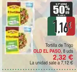 Masymas OLD EL PASO Tortilla de Trigo oferta