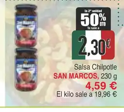 Masymas SAN MARCOS Salsa Chilpotle oferta