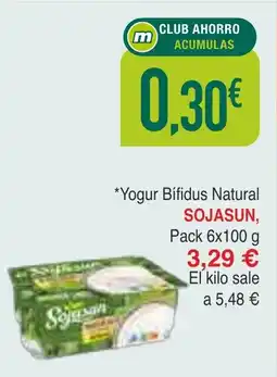 Masymas SOJASUN Yogur Bifidus Natural oferta