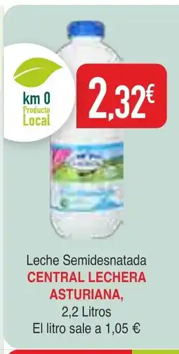 Masymas CENTRAL LECHERA ASTURIANA Leche Semidesnatada oferta