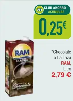 Masymas RAM Chocolate a La Taza oferta
