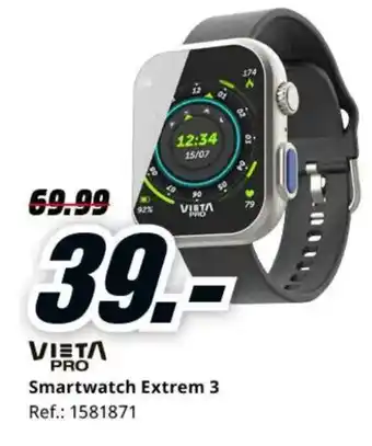 MediaMarkt VIETɅ PRO Smartwatch Extrem 3 oferta