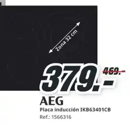 MediaMarkt AEG Placa inducción IKB63401CB oferta