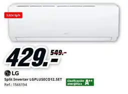 MediaMarkt LG Split Inverter LGPLUSECO12.SET oferta