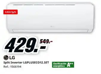 MediaMarkt LG Split Inverter LGPLUSECO12.SET oferta