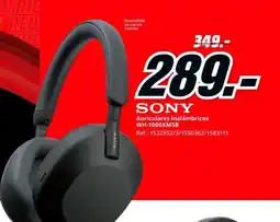 MediaMarkt SONY Auriculares inalámbricos WH-1000XM5B oferta