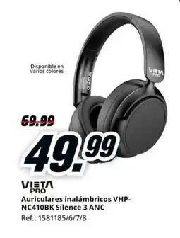 MediaMarkt VIETɅ PRO Auriculares inalámbricos VHP- NC410BK Silence 3 ANC oferta