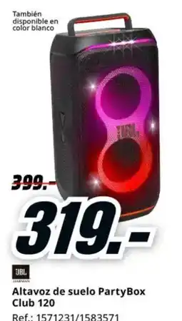 MediaMarkt JBL Altavoz de suelo PartyBox Club 120 oferta
