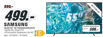 MediaMarkt SAMSUNG QLED 55" 4K TQ55Q64DAUXXC oferta