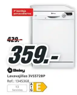 MediaMarkt BALAY Lavavajillas 3VS572BP oferta