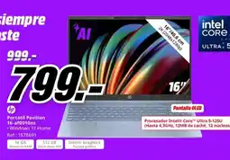 MediaMarkt HP Portátil Pavilion 16-af0010ns oferta