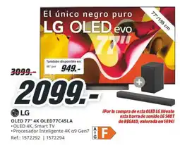 MediaMarkt LG OLED 77" 4K OLED77C45LA oferta
