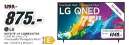 MediaMarkt LG QNED 75" 4K 75QNED80T6A oferta