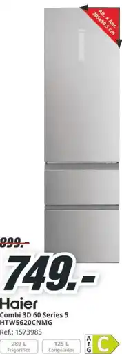 MediaMarkt HAIER Combi 3D 60 Series 5 HTW5620CNMG oferta