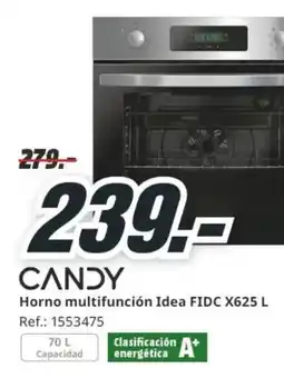 MediaMarkt CANDY Horno multifunción Idea FIDC X625 L oferta