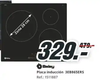 MediaMarkt BALAY Placa inducción 3EB865ERS oferta