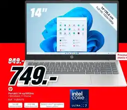 MediaMarkt HP Portátil 14-ep1003ns oferta