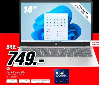 MediaMarkt HP Portátil 14-ep1003ns oferta