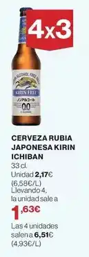 El Corte Inglés Kirin - cerveza rubia japonesa oferta