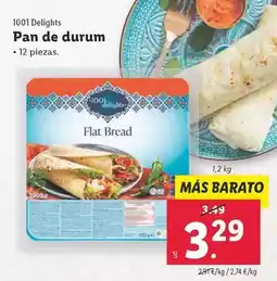 Lidl Flat - pan de durum oferta