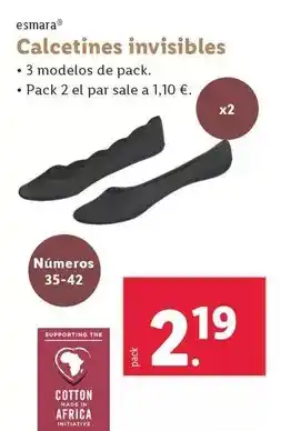 Lidl Esmara - calcetines invisibles oferta