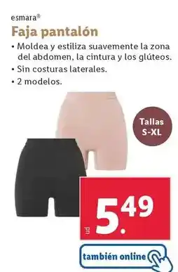 Lidl Esmara - faja pantalón oferta