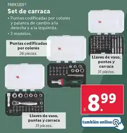 Lidl Parkside - set de carraca oferta