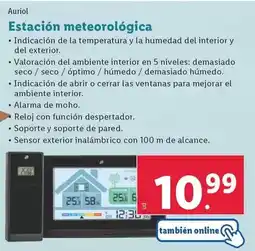 Lidl Auriol - estación meteorológica oferta