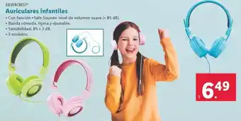 Lidl Silvercrest - auriculares infantiles oferta