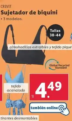 Lidl Crivit - sujetador de biquini oferta