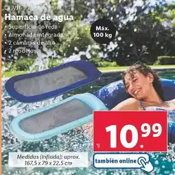 Lidl Crivit - hamaca de agua oferta