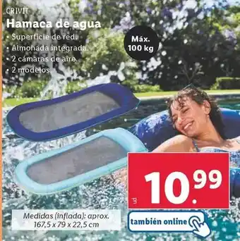 Lidl Crivit - hamaca de agua oferta