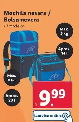 Lidl Mochila nevera/bolsa nevera oferta