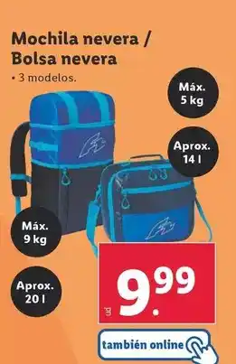 Lidl Mochila nevera/bolsa nevera oferta