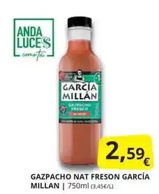 Supermercados MAS Garcia millan - gazpacho nat freson oferta