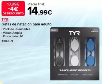 Costco Visión - gafas de natación para adulto oferta