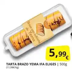 Supermercados MAS Ifa eliges - tarta brazo yema ifa oferta